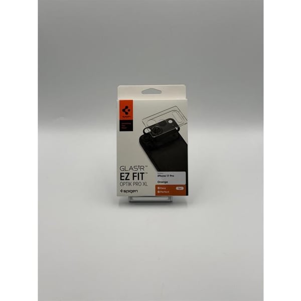 Spigen Glastr EZ Fit Optik Pro XL Kameralinsskydd 17 Pro 6.3" Orange