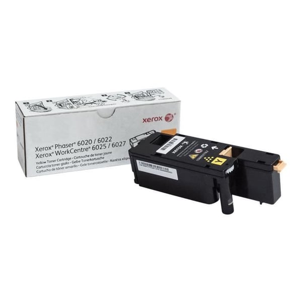 Original Xerox gul tonerkassett för Phaser 6020V_BI, 6022-NI, 6022V_NI; WorkCentre 6025V_BI, 6027-NI, 6027V_NI