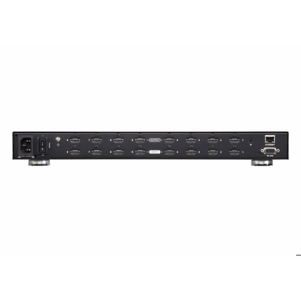 ATEN VanCryst VM0808HB 8 x 8 True 4K HDMI Matrix Switch Video-Audio Switch - Svart