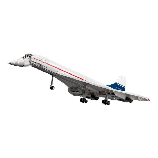 LEGO 10318 Exclu Cdiscount Icons Le Concorde, Byggsats för Flygplansmodell för Vuxna, Flygplansfordonsset