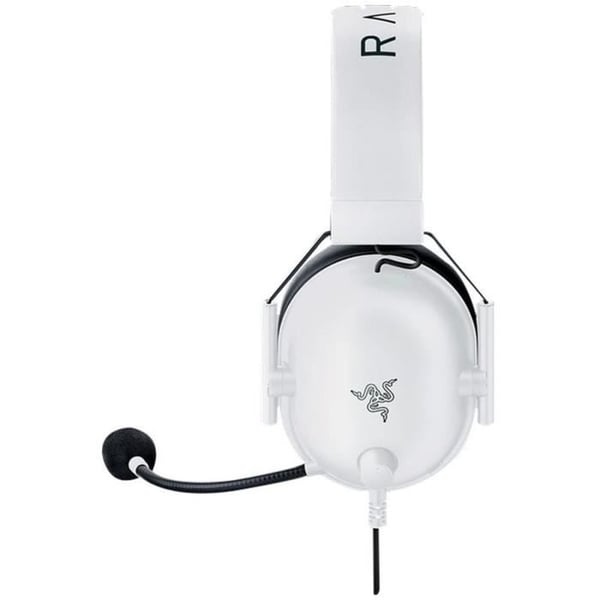 Razer BLACKSHARK V2 X WHITE PC-headset - Trådbundet multiplattformsheadset för e-sport
