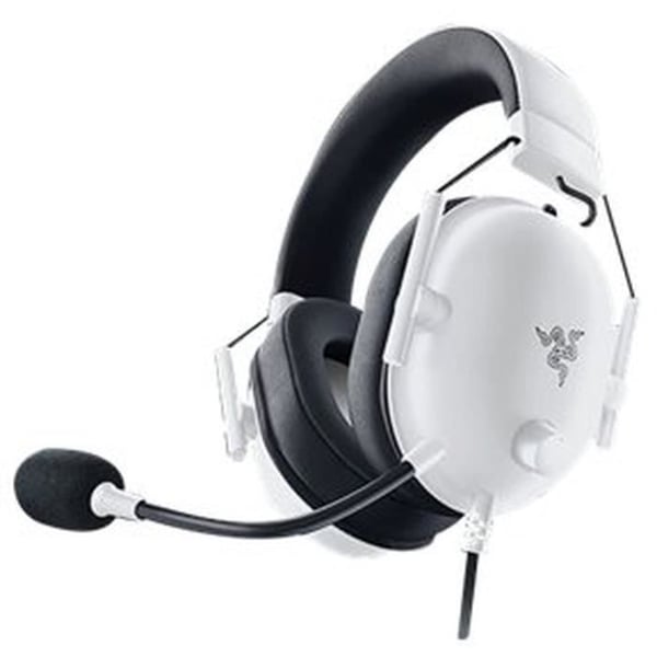 Razer BLACKSHARK V2 X WHITE PC-headset - Trådbundet multiplattformsheadset för e-sport