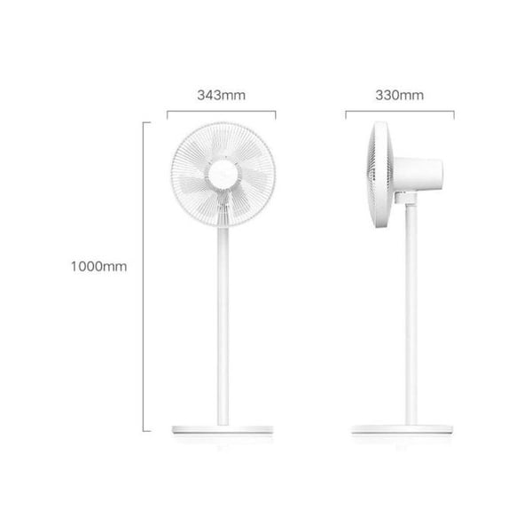 Xiaomi PYV4007GL golvfläkt 45W vit metall 3 hastigheter