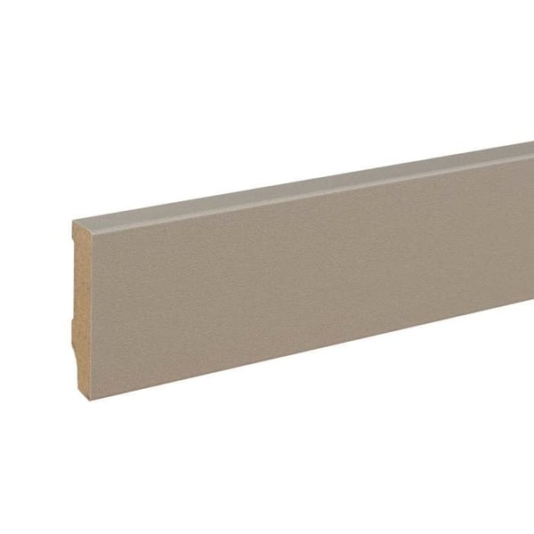 PROVISTON MDF-sockel 13 x 58 x 2400 mm sand för att limma, klämma, skruva &amp; spikbelagd MDF-kärna 60 meter | 25 stycken