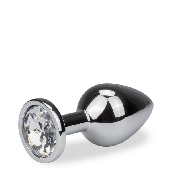 Metallplugg anal rosensbud M - 9 färger - Diamant