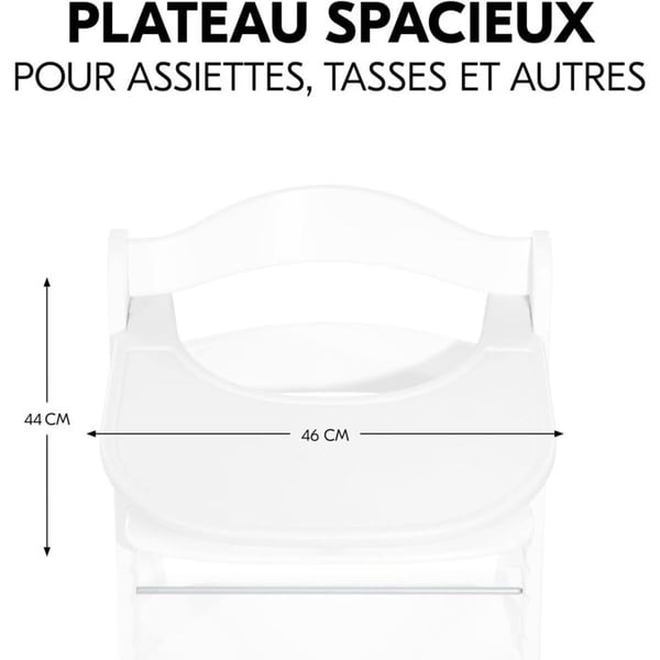 Platta Alpha Klickbricka vit