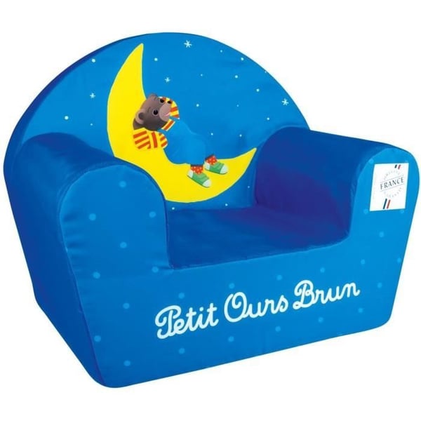 Little Brown Bear foam klubbstol för barn - Fun House