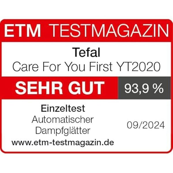 Automatisk strygejern - TEFAL - YT2020 - 1500 Watt - Fjernelse af folder - Damdesinfektion