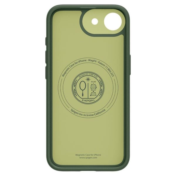 Telefoncover - Spigen - Caseology Nano Pop MagSafe - Blød - Grøn - Kompatibel med iPhone 16e