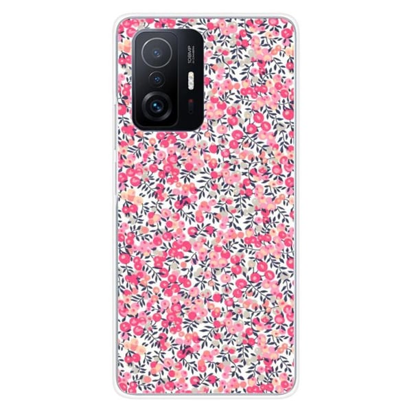 1001Coques - Silikonfodral kompatibelt med Xiaomi Mi 11T 5G Mi 11T Pro 5G - Liberty Wiltshire Rose-mönster - Originaltryckt design