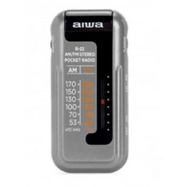 Radio Transistor - Aiwa - R22SL - Grå - AM/FM - Bärbar