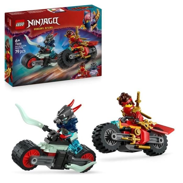 LEGO NINJAGO 71838 Kai Och Motorcykelloppet - Byggset för pojkar från 6 år