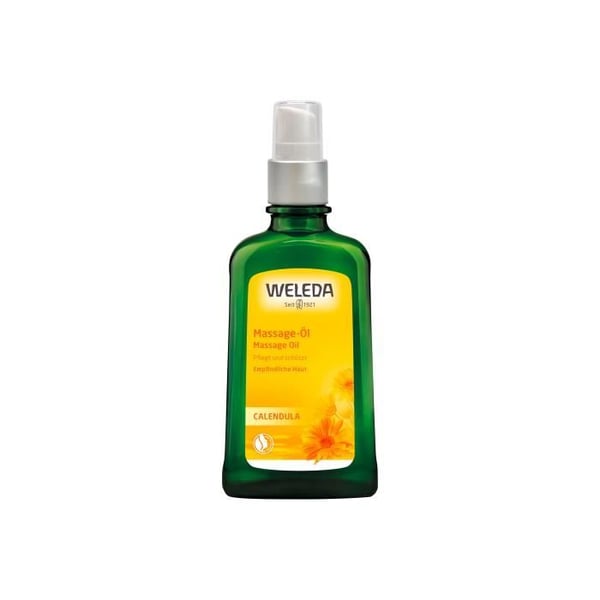 Massageolja - WELEDA - Ringblomma - 100 ml - Hypoallergenisk - Känslig Hud