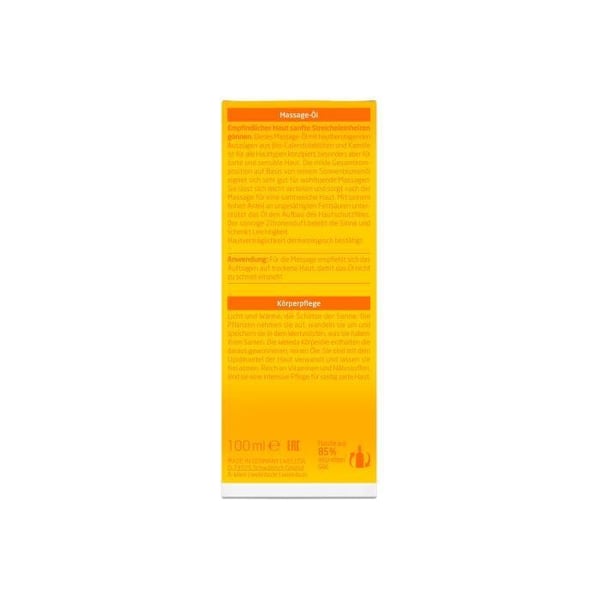 Massageolja - WELEDA - Ringblomma - 100 ml - Hypoallergenisk - Känslig Hud