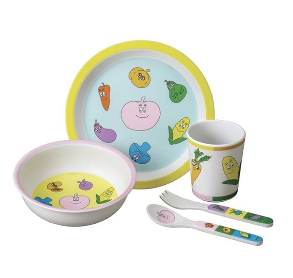 Petit Jour - Barbapapa grönsakslåda i 5 delar