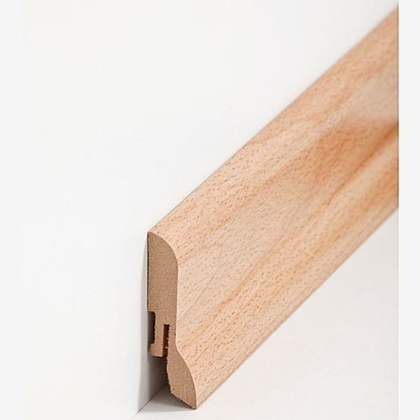 PROVISTON Sockel nr 360 MDF 20 x 60 x 2500 mm bok att limma, skruva & spika, klämma Belagd MDF-kärna 62,5 meter | 25 stycken