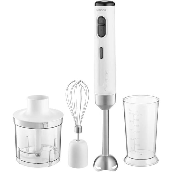 Handmixare - SENCOR - SHB 9001GY - 2 hastigheter - Iskross funktion - Fot av rostfritt stål Handmixare - SENCOR - SHB 9001GY - 2 hastigheter - Iskross funktion - Fot av rostfritt stål