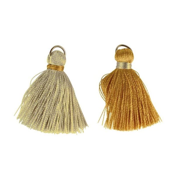 MégaCréa DIY - Pom poms i silverguld 4 cm 8 stycken