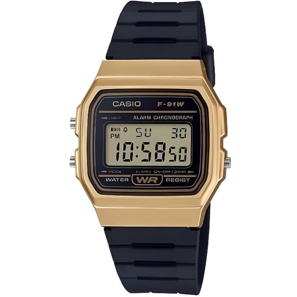 Klocka - Casio - F-91wm-9a - Kvarts - 38 mm - 5 ATM vattentäthet