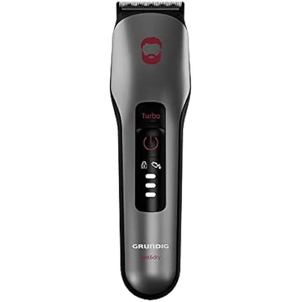 Skäggtrimmer - GRUNDIG - MC 8030 - Uppladdningsbar - BeardCare-sensor - Klippbredd 42mm