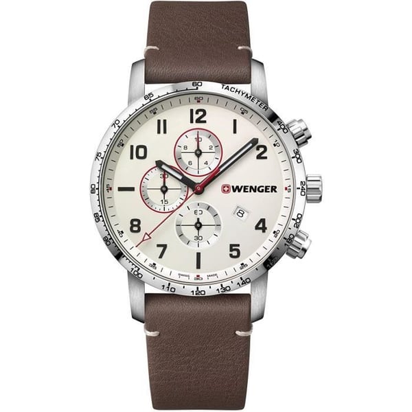 Klocka - Wenger - Attitude Chronograph - Rostfritt Stål - Quartz - Vattentät 10 ATM