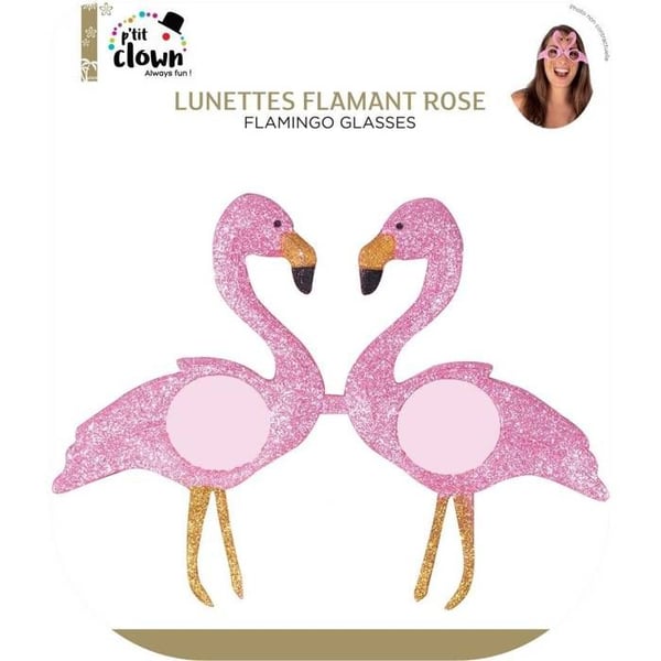 Glasögon - LITEN CLOWN - Flamingo - Färg Rosa