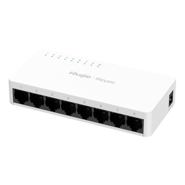 Reyee 8x RJ45 10/100Mbps Icke hanterad switch Vit