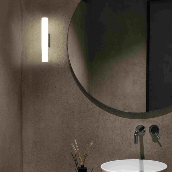 VOLGA LED 5W vägglampa - Faro Barcelona - Badrum - Aluminium - IP44
