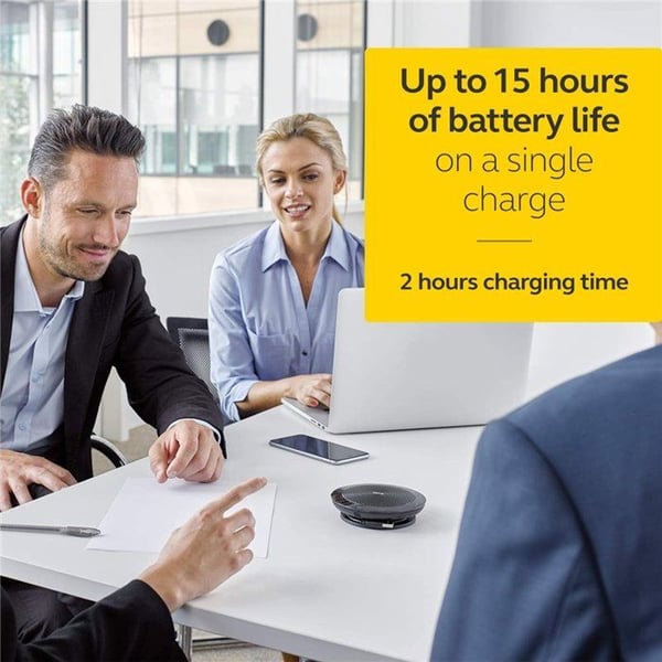 Jabra Speak 510 MS konferenshögtalare - Svart - USB/Bluetooth - 15h batteritid