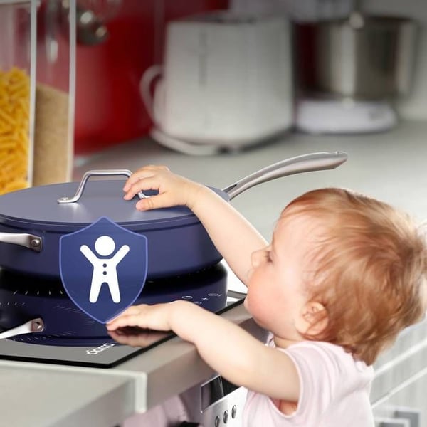CIARRA Platt Induktion 3 zoner med Timer 5600W Touch Sensitive Auto-Stopp Inbyggd 59cm CD3BIH-A