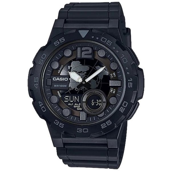 Ur - CASIO - AEQ-100-1BVDF - Digital/Analog - Vandafvisende 100m - Batterilevetid 10 år