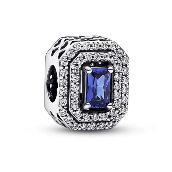 Pendentiv - PANDORA - 792385C01 - Silver Fine 925/1000 - Bicolor - Kubisk Zirkonia