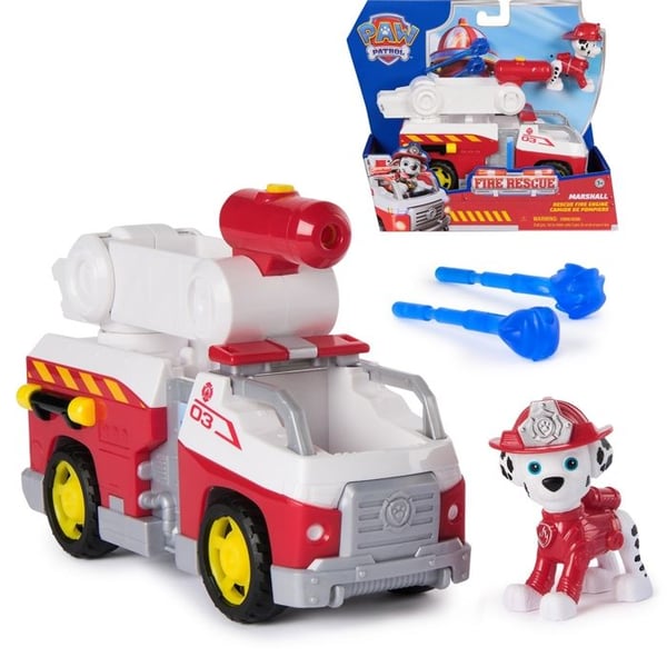 Paw Patrol Brandräddning - Marshall med brandbil