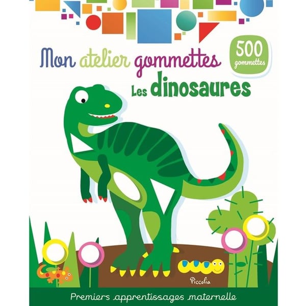Piccolia - Min ateljé med dinosaurieklistermärken - DAPHNE