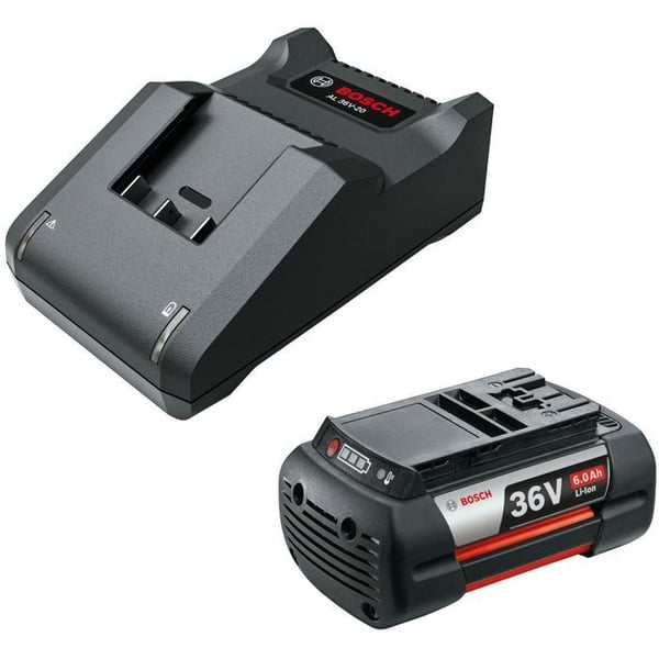 BOSCH Batteri GBA 36V, 6 Ah oplader AL 36V-20 F.016.800.636