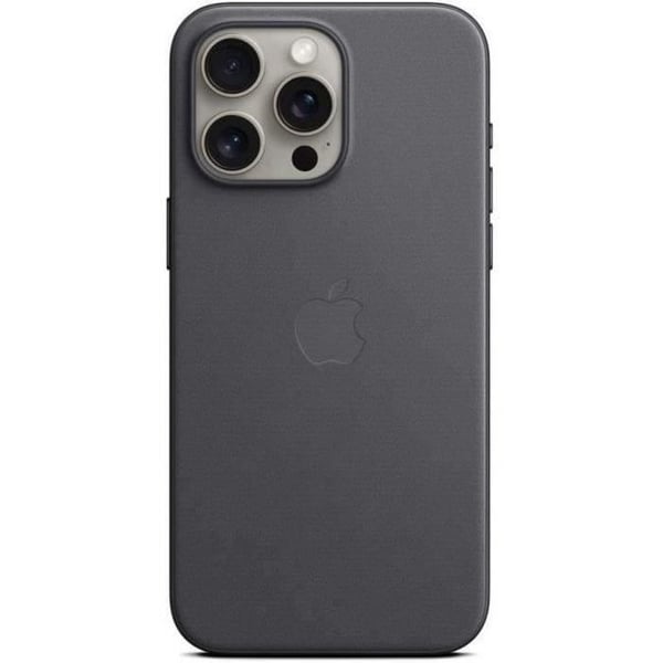 Mobiltelefonetui og -cover til Apple, fint vævet med MagSafe til iPhone 15 Pro Max - Sort
