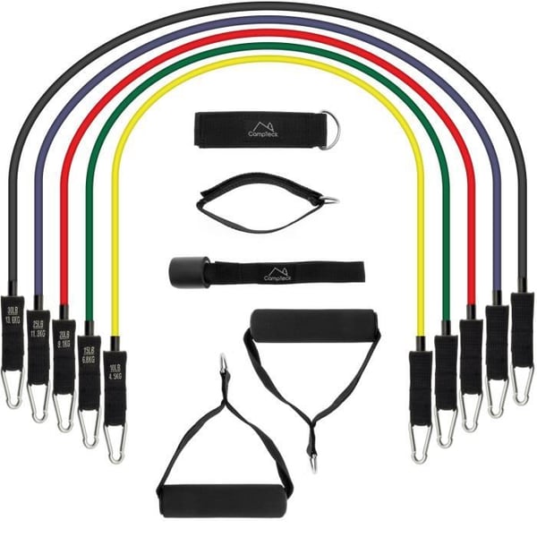 CampTeck Latex Resistance Bands Elastiskt rör Fitness Träning Yoga Pilates Gym Sport