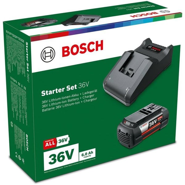 BOSCH Batteri GBA 36V, 6 Ah oplader AL 36V-20 F.016.800.636