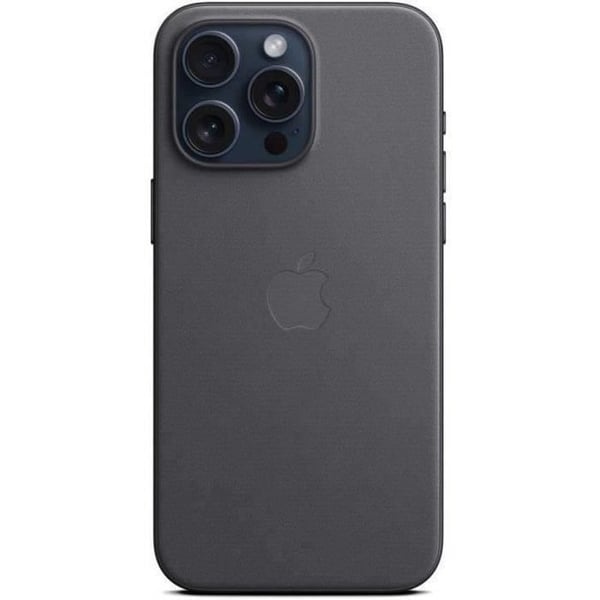 Mobiltelefonetui og -cover til Apple, fint vævet med MagSafe til iPhone 15 Pro Max - Sort