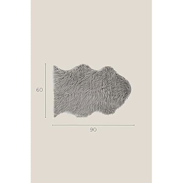 Matta - DKD HEMINNREDNING - Standard - Grå - 60 x 90 cm - Syntet