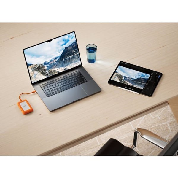 SSD Extern - LaCie - Rugged SSD4 - 1To - USB-C 40Gbps - Orange