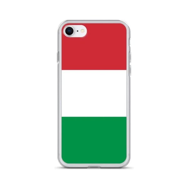 Mobilfodral - PIXELFORMA - Italiens flagga - Kompatibel med iPhone 6 - Mjuk - Stötabsorberande - Silikon