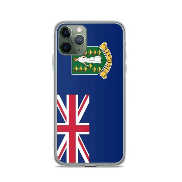 Mobilskal - PIXELFORMA - iPhone 11 Pro - Flexibelt - Motståndskraftigt - Flagga Brittiska Jungfruöarna