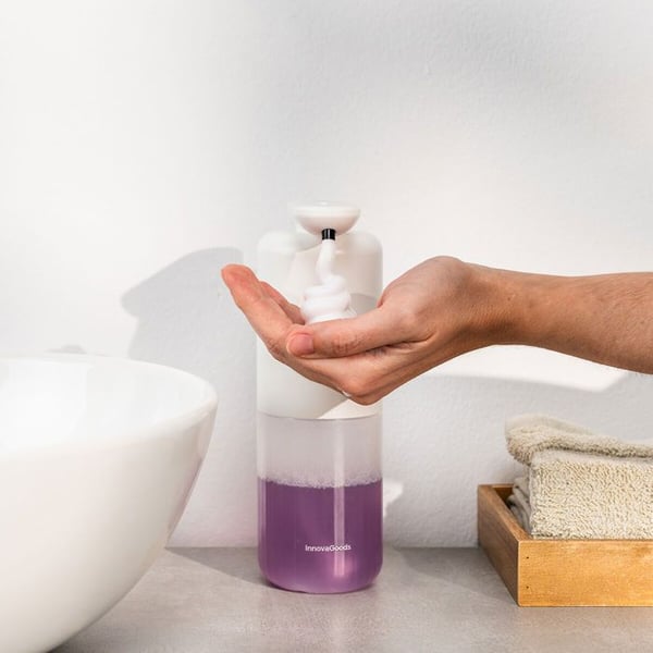 Automatisk Såpdosering - InnovaGoods - Återuppladdningsbar - 350 ml - Beröringsfri - Modern Design