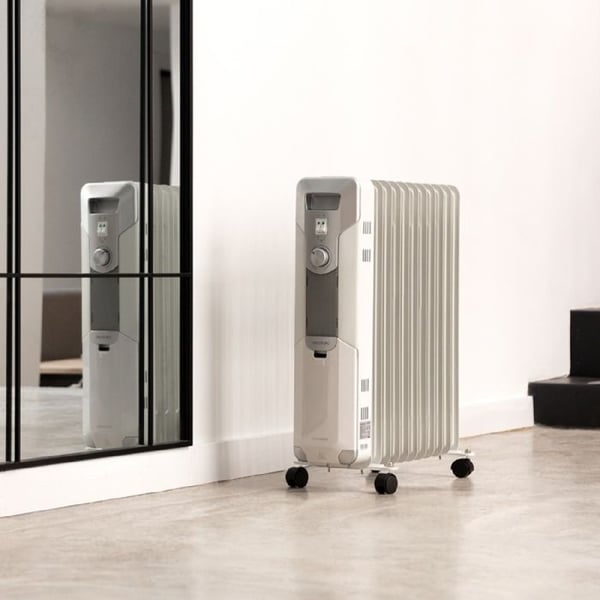 Cecotec Elektrisk Oljeradiator ReadyWarm 11000 Space. 11 Moduler, Låg Förbrukning, 2500 W, 3 Nivåer
