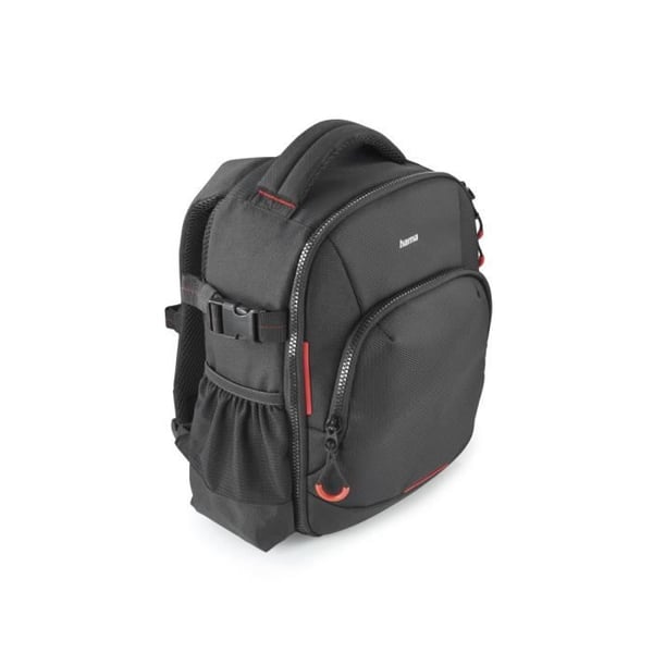 Kamerarucksack - HAMA - OHIO - Svart-Röd - Polstret fack - 6 avtagbara delare