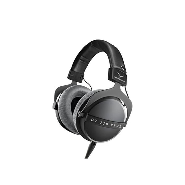 Hovedtelefoner - Beyerdynamic - DT 770 PRO X - 48 Ohm - Kablet - Omøret - Sort