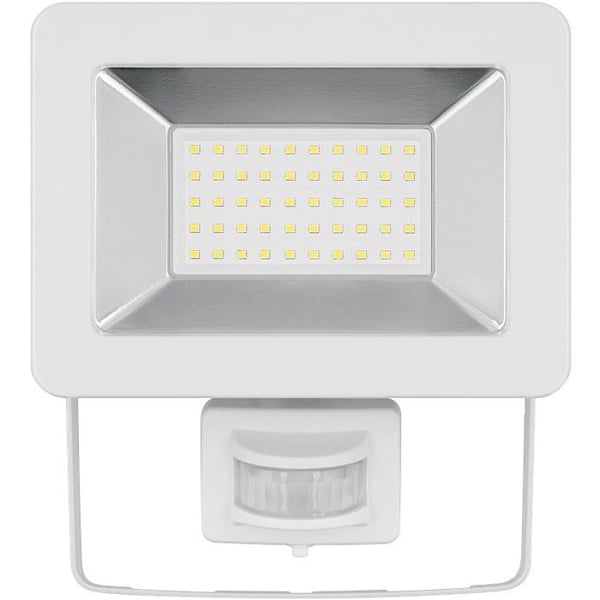 Utomhus LED-strålkastare - GOOBAY - 50W - 4250 lumen - Rörelsedetektor - Vit