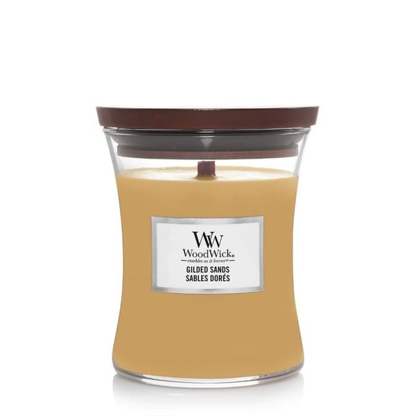 Doftljus - YANKEE - Trilogy Sables dorés - 275g - Paraffin- och sojavax - Trästicka