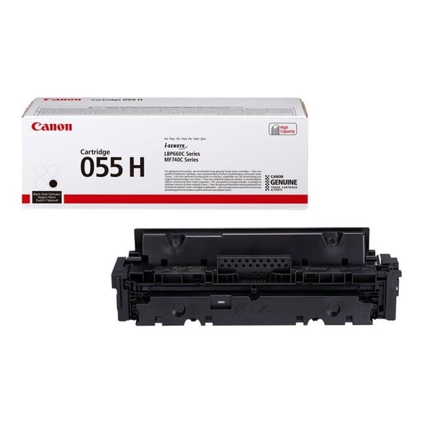CANON 055H Tonerkassett med hög kapacitet - Svart